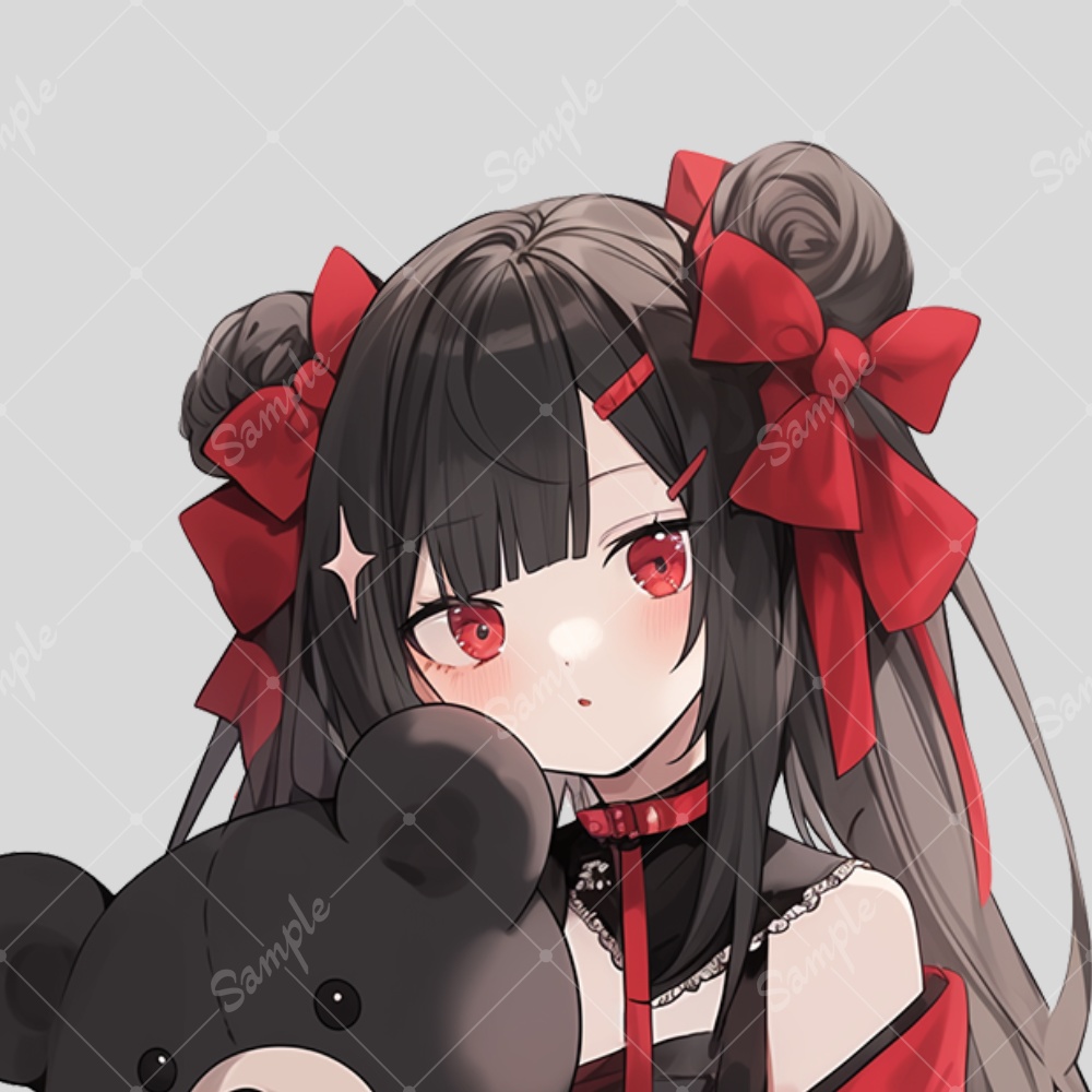 全身立ち絵素材71 ぬいぐるみを抱えた女の子