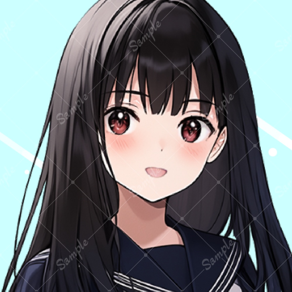 【IRIAM対応 立ち絵素材3】セーラー服 女子高生