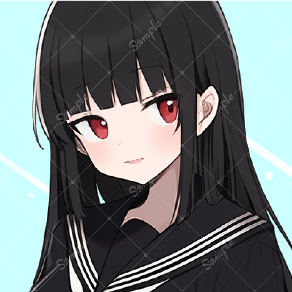 【IRIAM対応 立ち絵素材5】セーラー服 女子高生