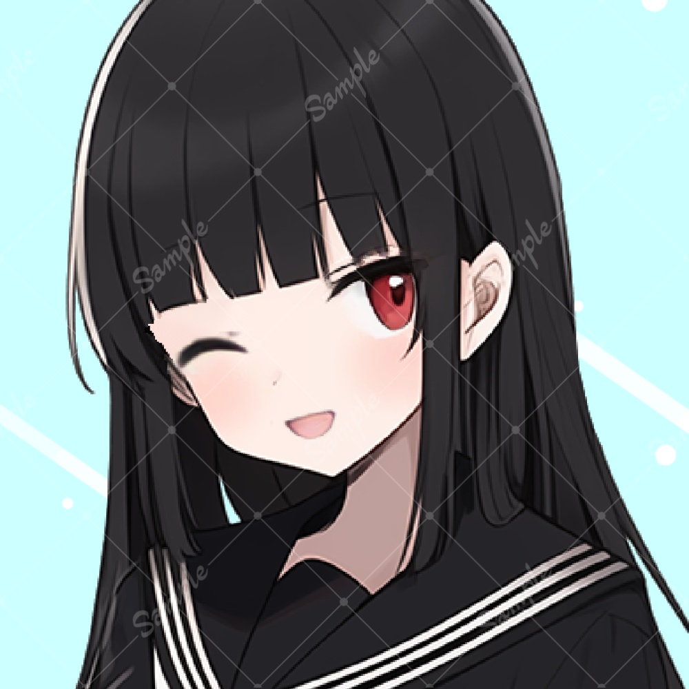 【IRIAM対応 立ち絵素材5】セーラー服 女子高生