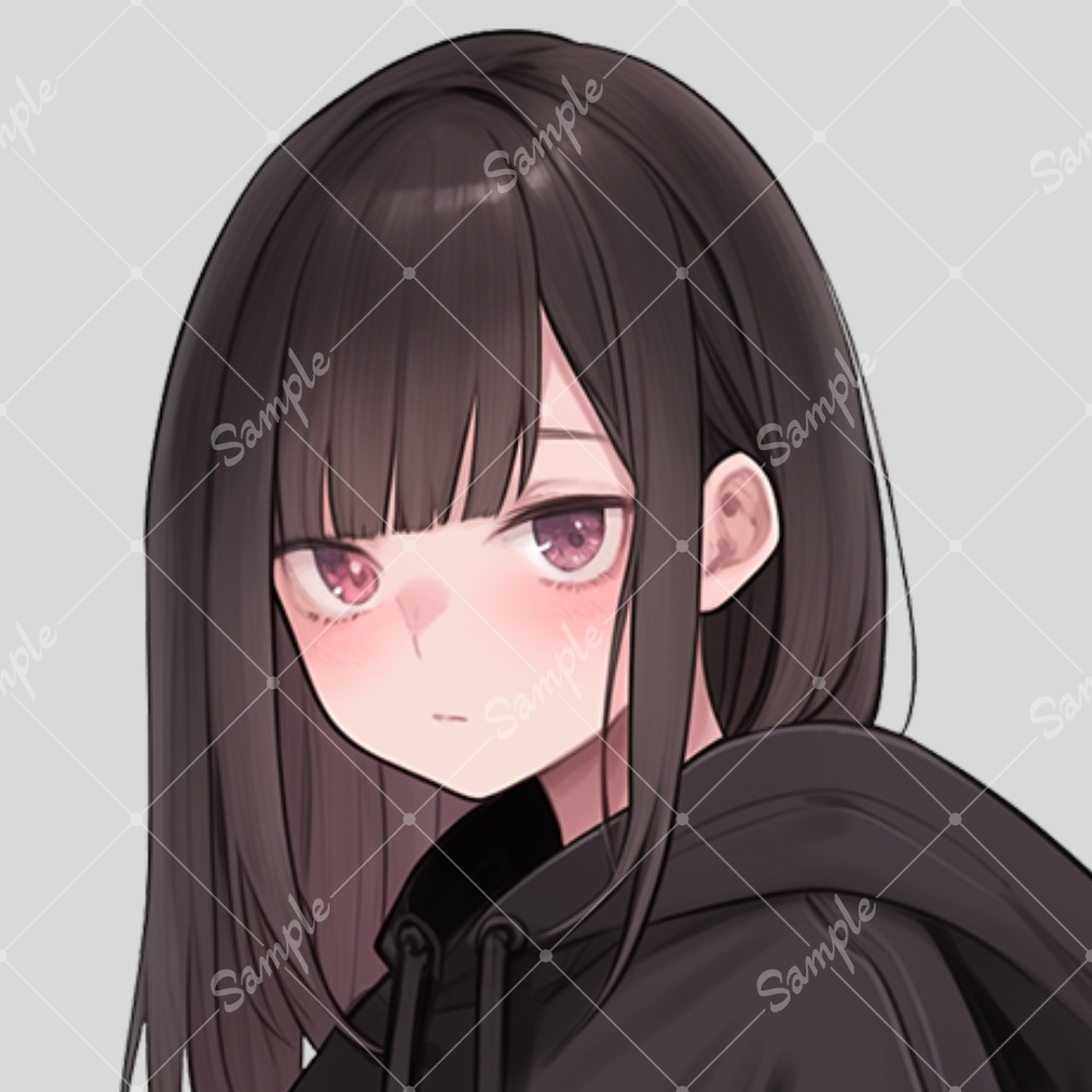 全身立ち絵素材104 パーカー女子