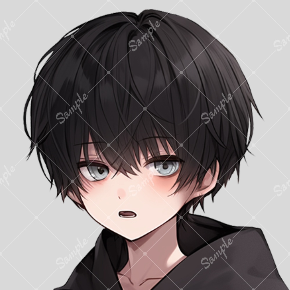 全身立ち絵素材110 パーカー男子