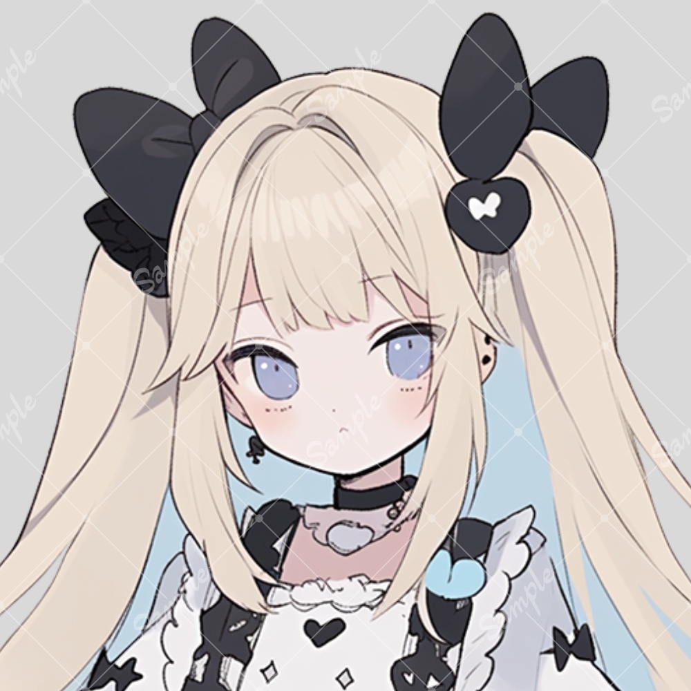 全身立ち絵素材120 ゴシックドレス 女の子