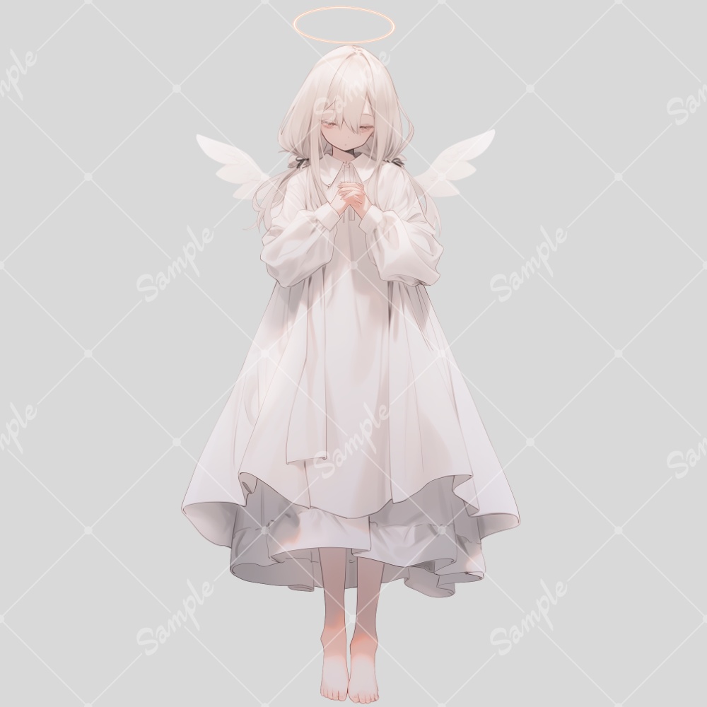全身立ち絵素材135 天使 女の子