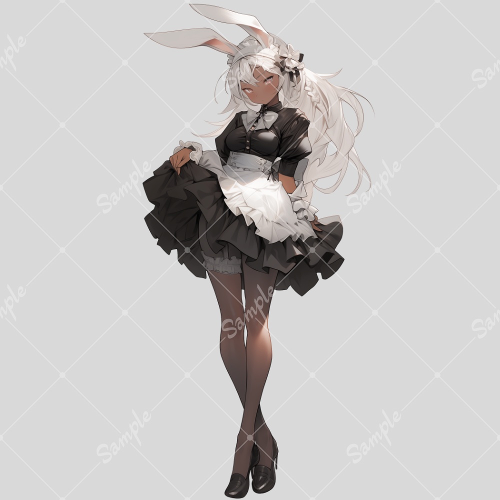 全身立ち絵素材147 バニーガール うさぎ 女の子