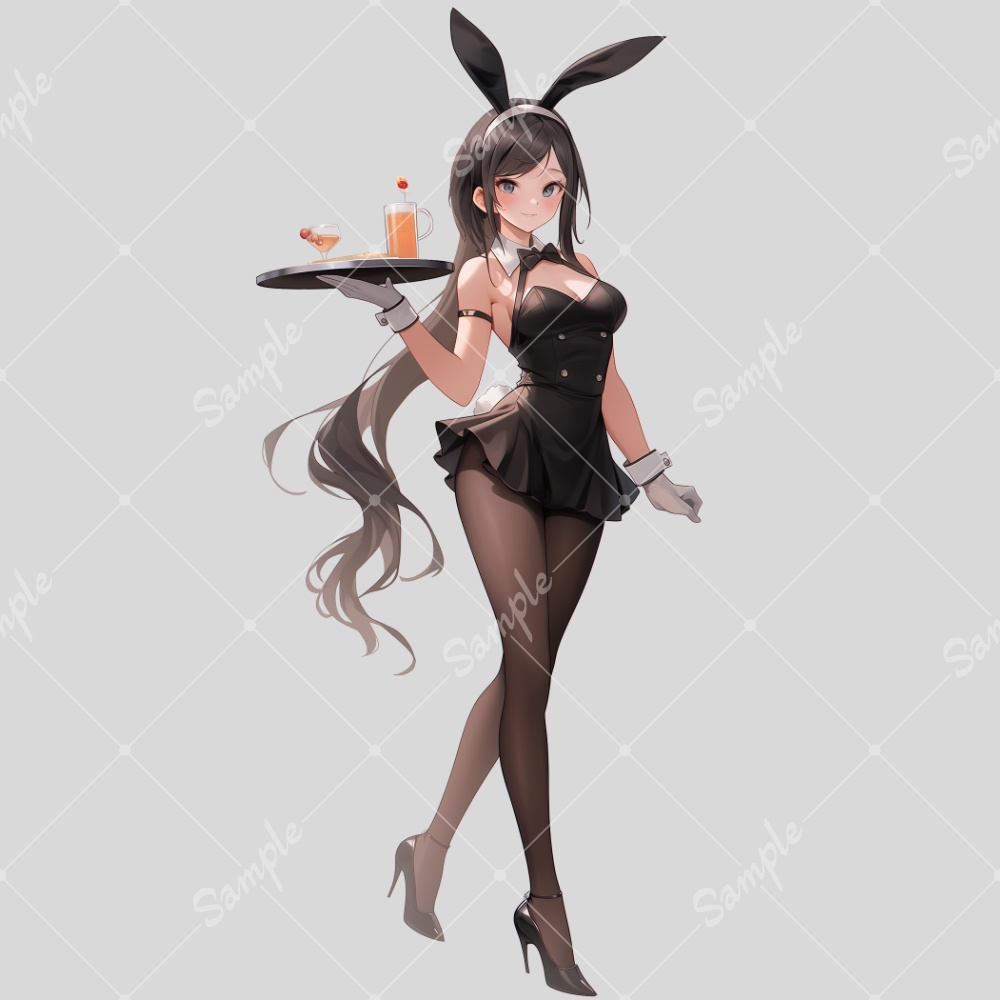 全身立ち絵素材148 バニーガール うさぎ 女の子