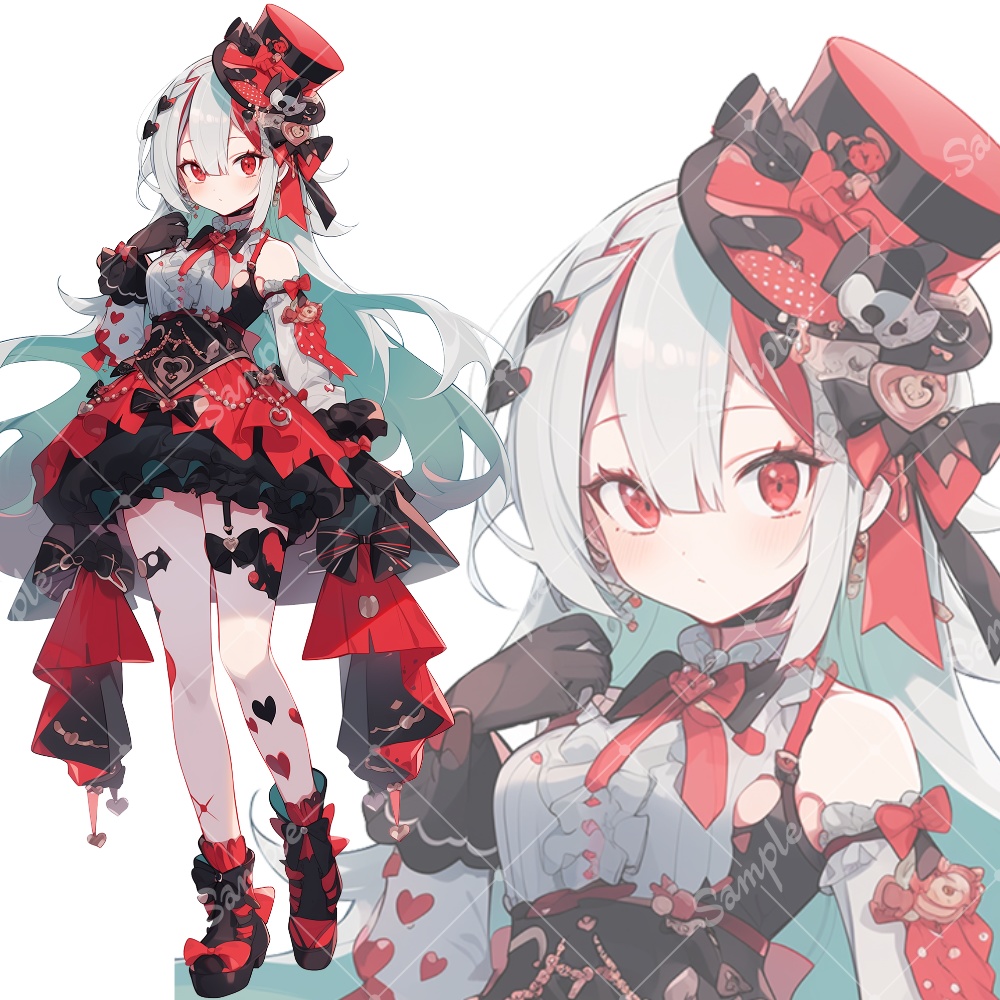 全身立ち絵素材151 マジシャンの女の子