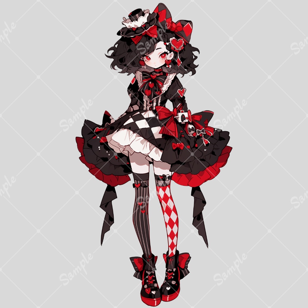 全身立ち絵素材153 マジシャンの女の子