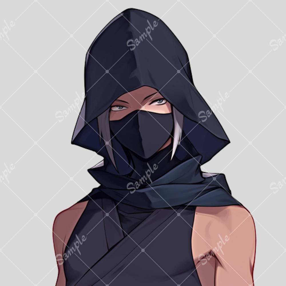 全身立ち絵素材167 忍者 男の子