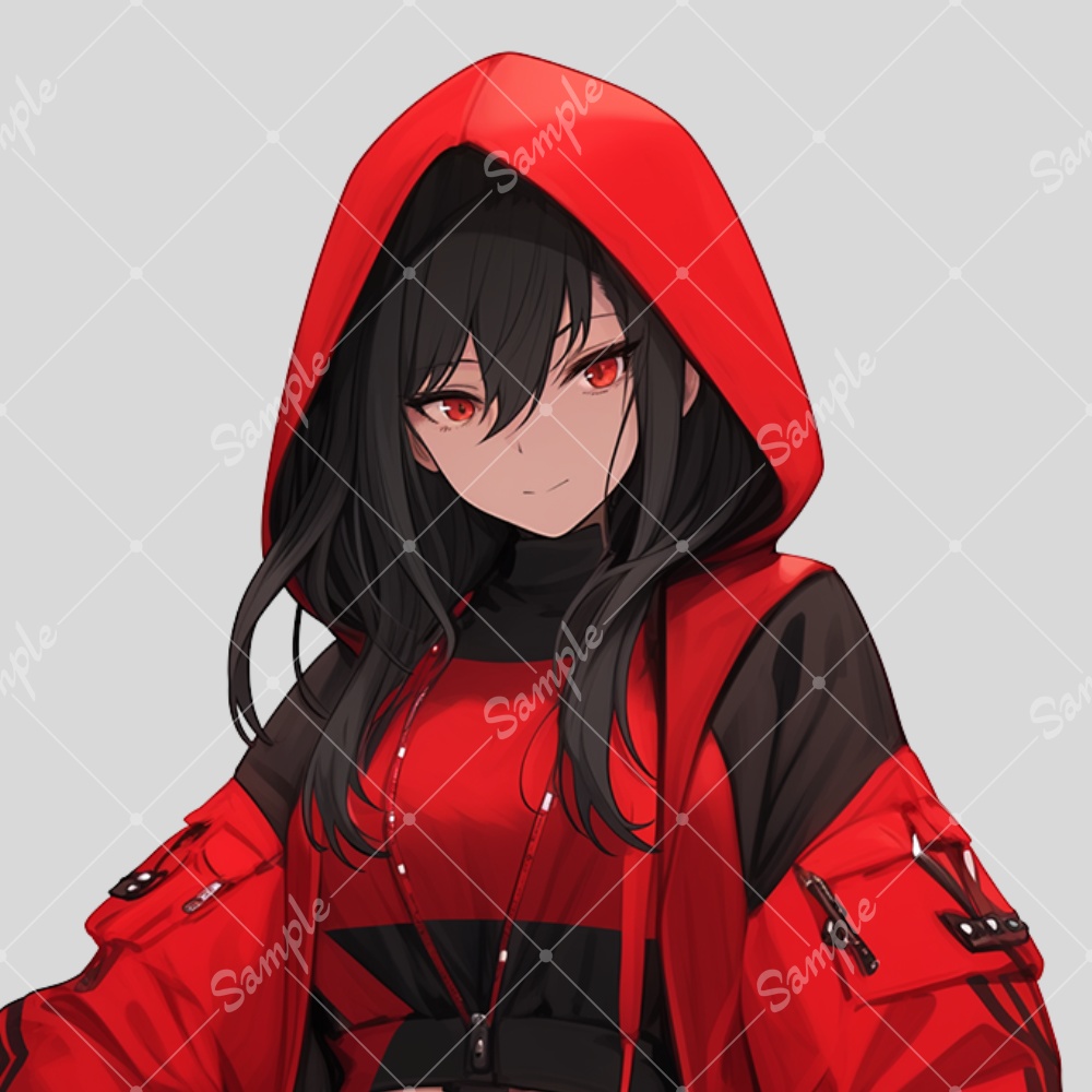 全身立ち絵素材171 パーカー女子