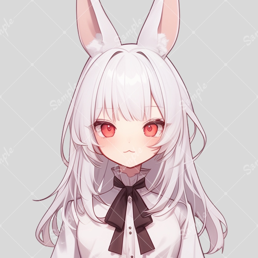 全身立ち絵素材175 うさぎ 女の子