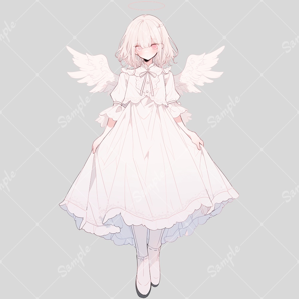 全身立ち絵素材177 天使 女の子