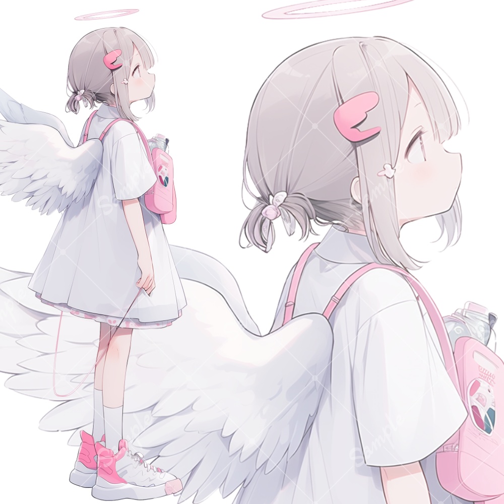 全身立ち絵素材179 天使 女の子