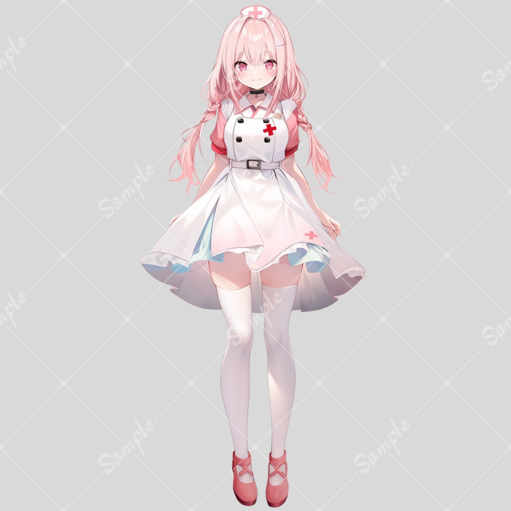 全身立ち絵素材193 ナース 女の子