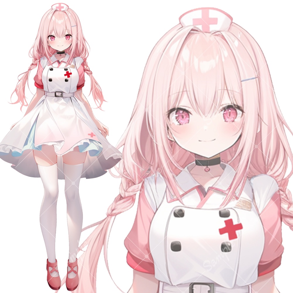 全身立ち絵素材193 ナース 女の子