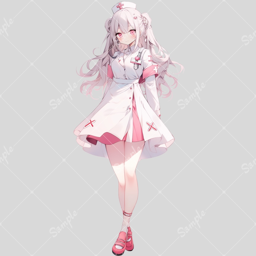 全身立ち絵素材194 ナース 女の子