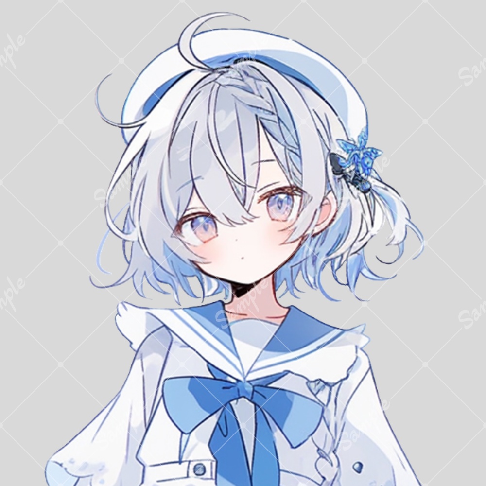 全身立ち絵素材200 セーラーワンピ 女の子