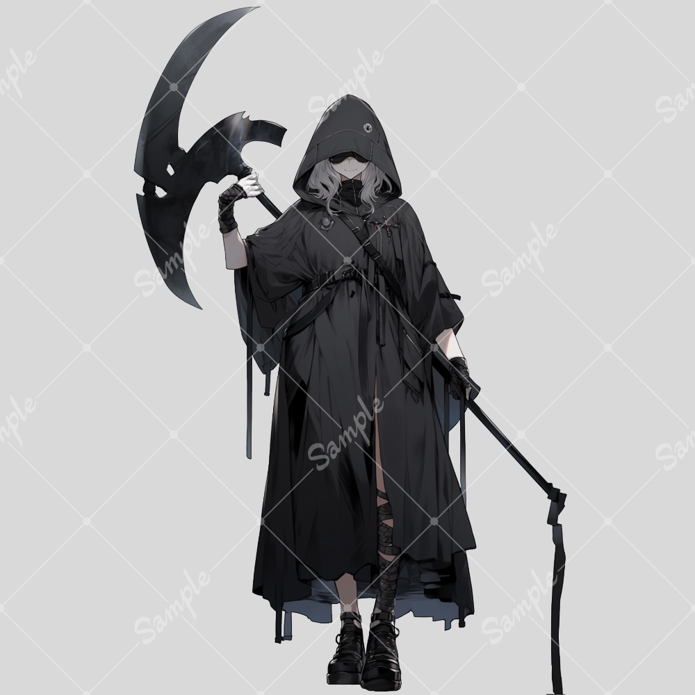 全身立ち絵素材246 死神 女の子