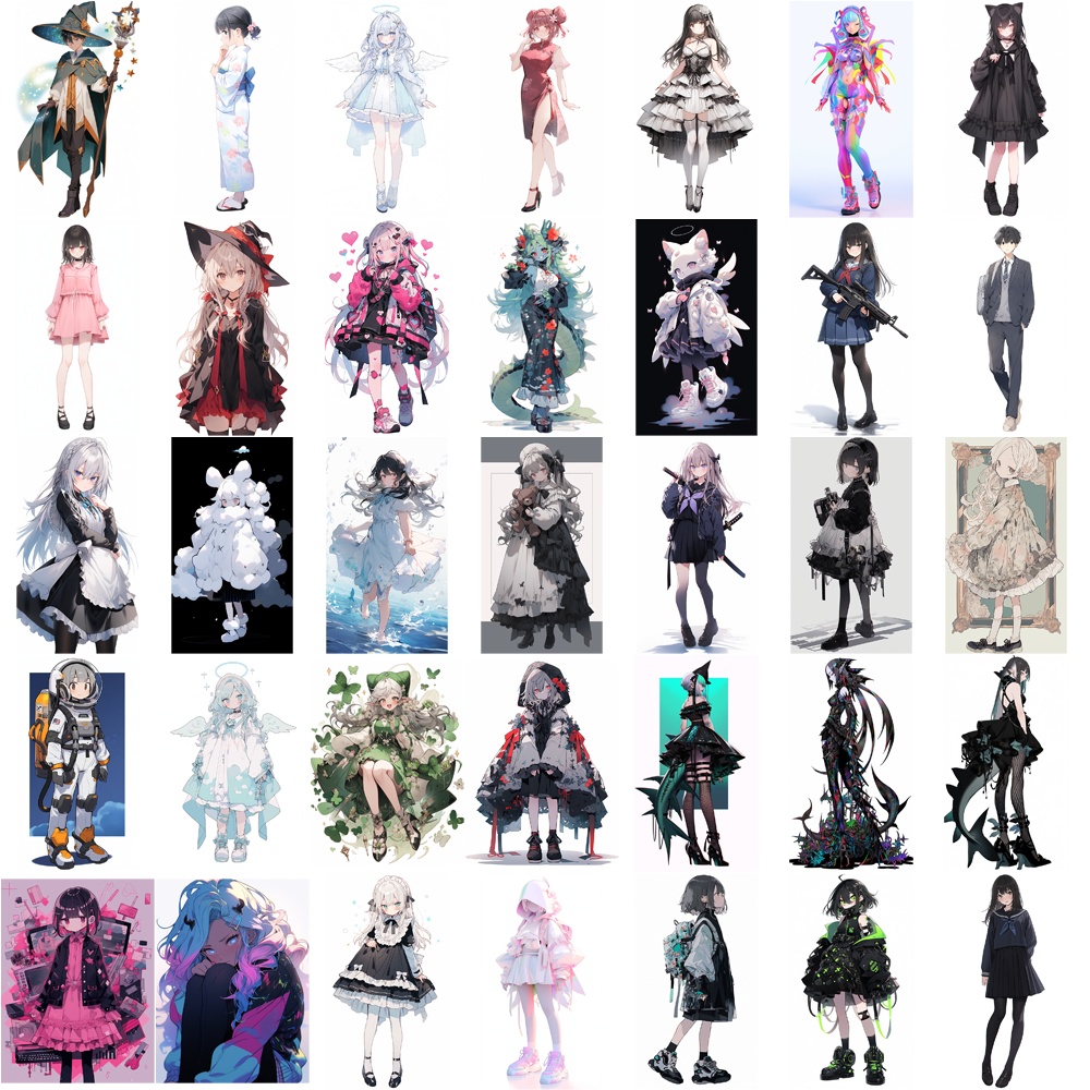 【無料あり】お得な60%オフ! 立ち絵素材 わけあり 詰め合わせ1000枚セット