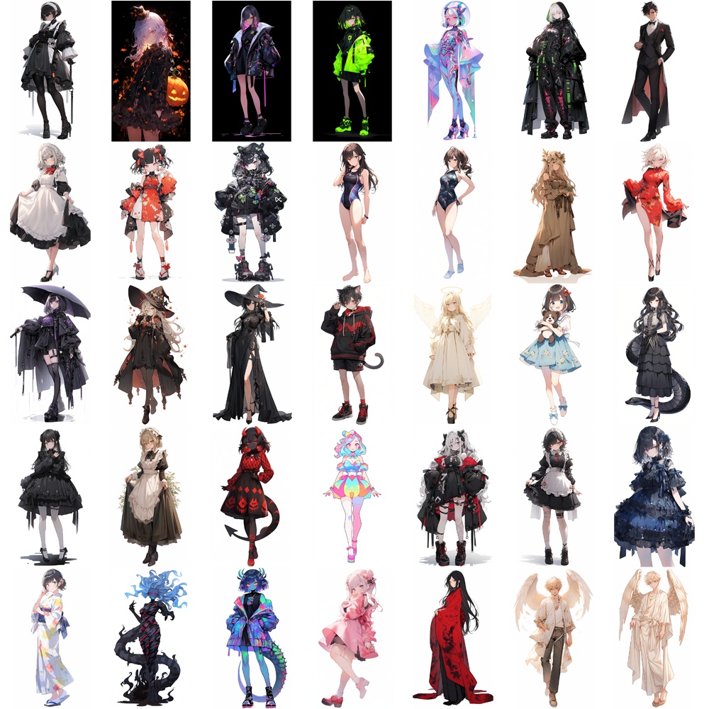 【無料あり】お得な60%オフ! 立ち絵素材 わけあり 詰め合わせ1000枚セット