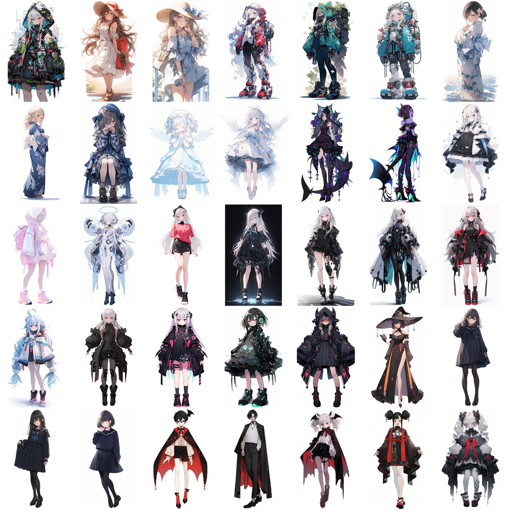 【無料あり】お得な60%オフ! 立ち絵素材 わけあり 詰め合わせ1000枚セット