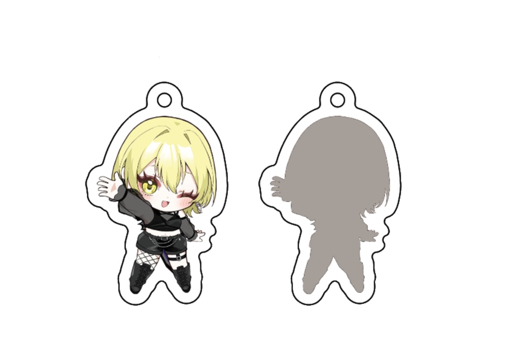 ちびキャラアクリルキーホルダー