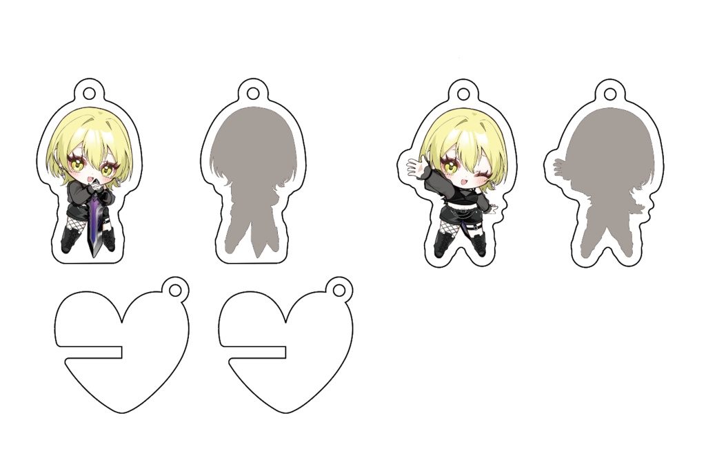 ちびキャラアクキー、2wayアクキー＆アクスタおまとめ