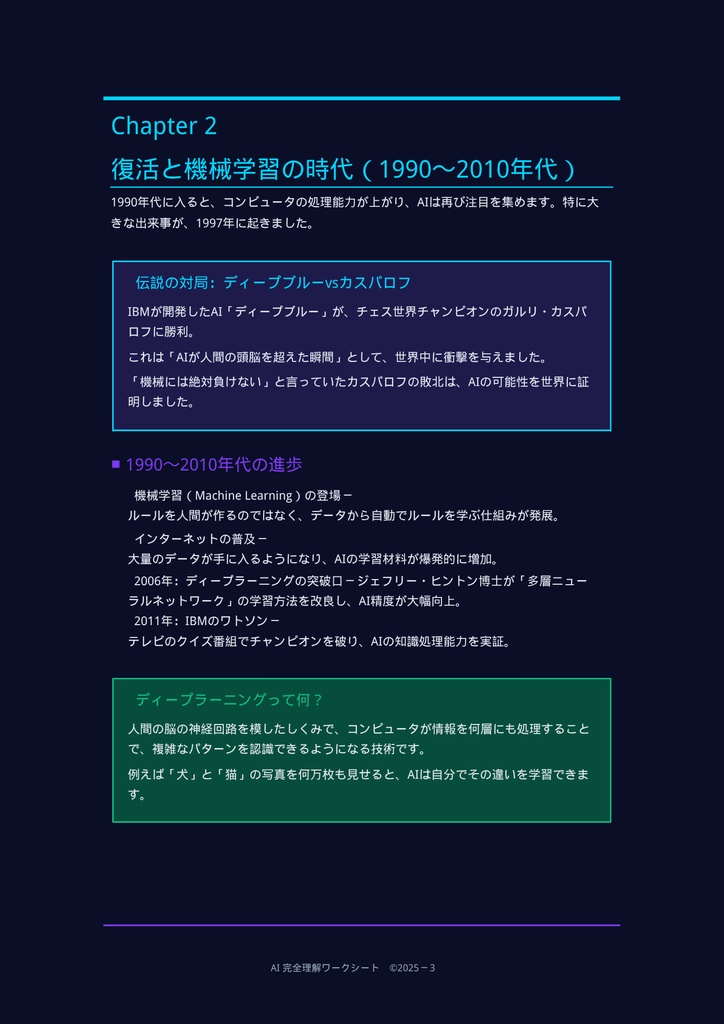 AIのすべてがわかる!未来学習ワークブック