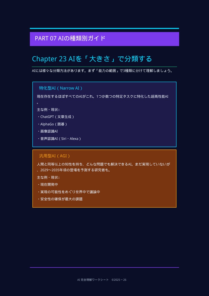 AIのすべてがわかる!未来学習ワークブック