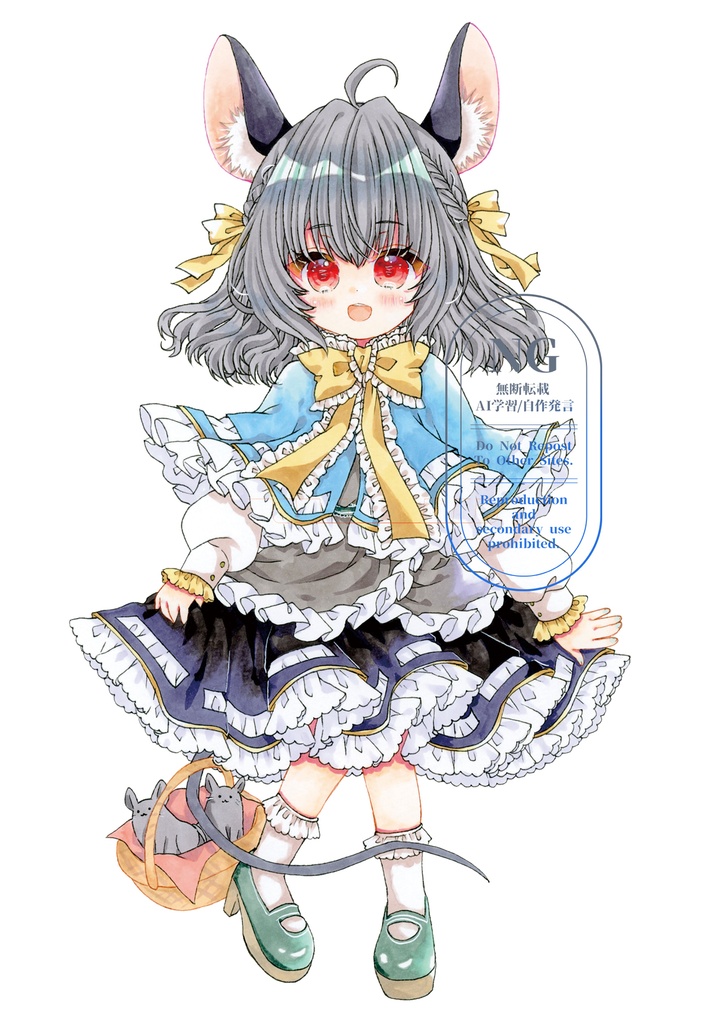 東方Project☆+*ナズーリンアクリルスタンド*14㎝☆