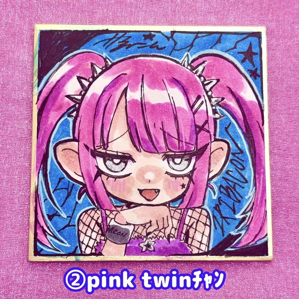 原画⭐︎mini色紙