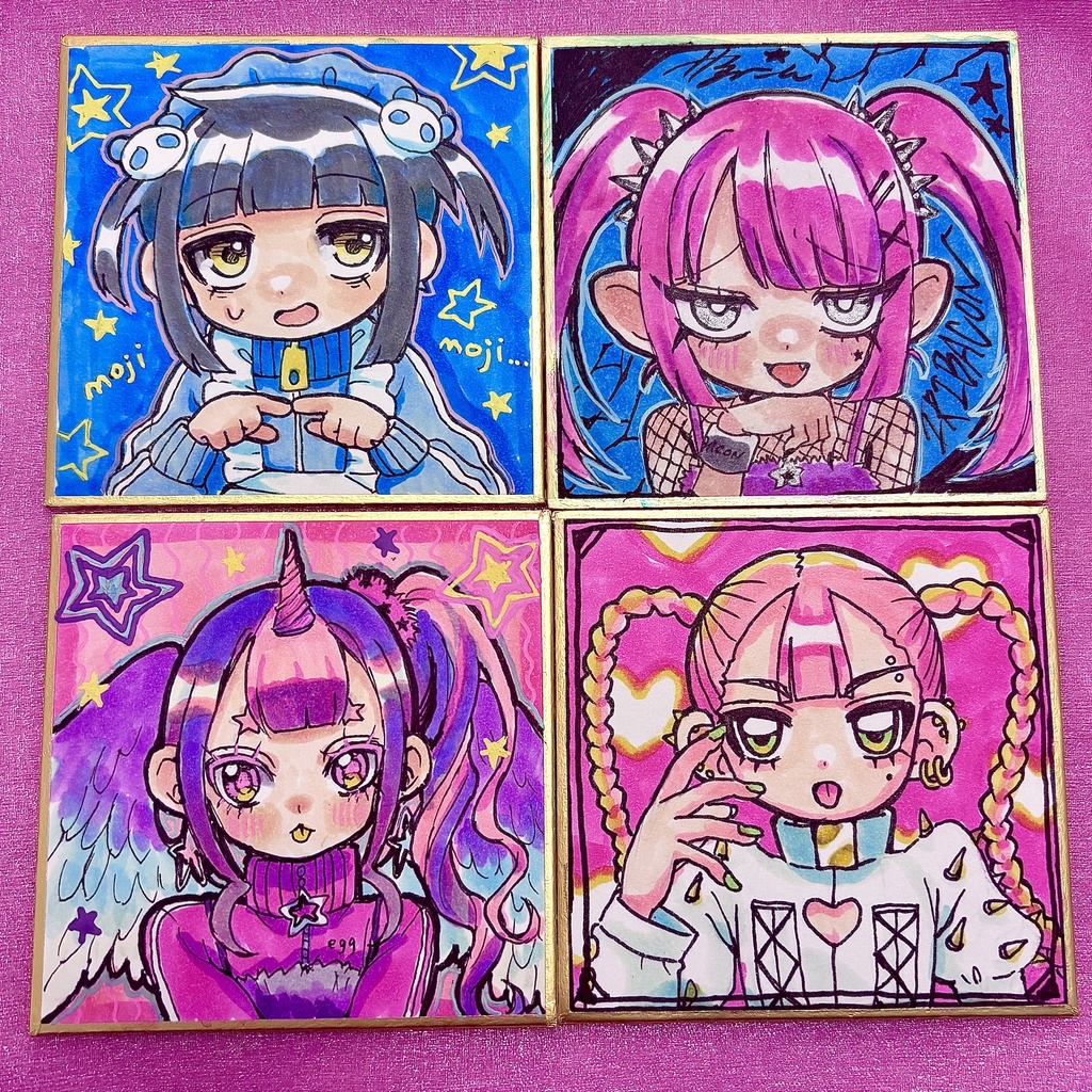 原画⭐︎mini色紙