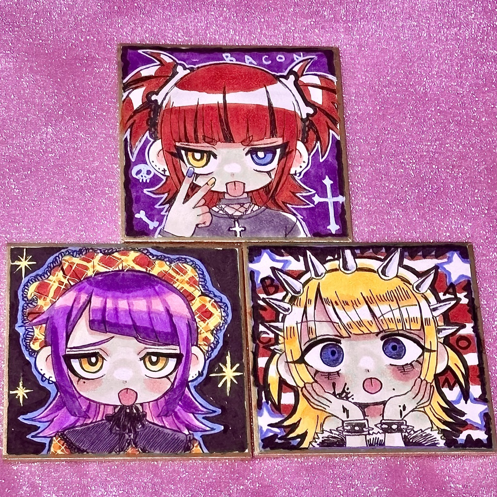 原画⭐︎mini色紙