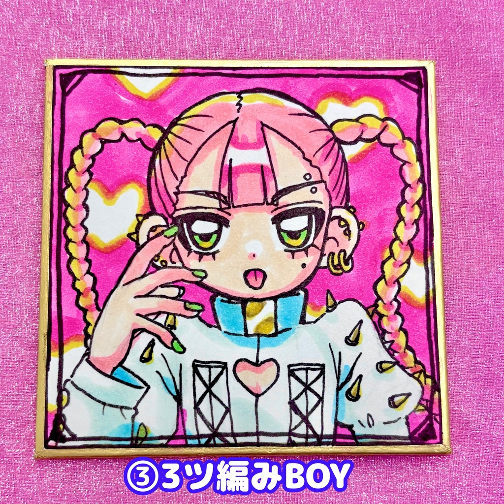 原画⭐︎mini色紙