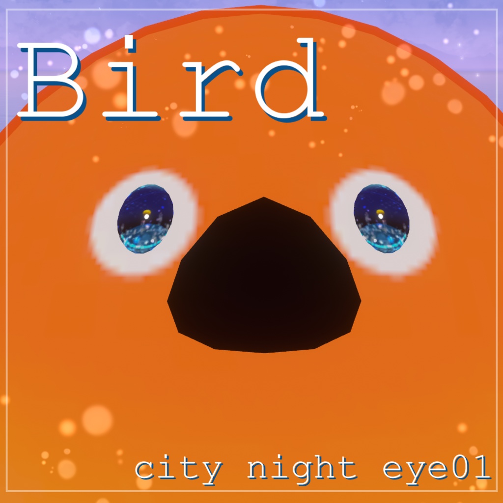 【4アバター対応】city night eye texture