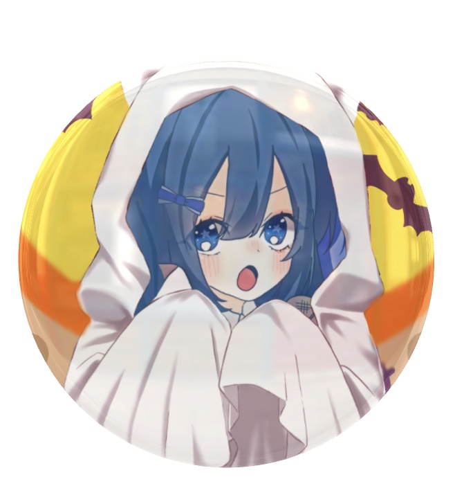 ハロウィンバージョンそらの缶バッジ