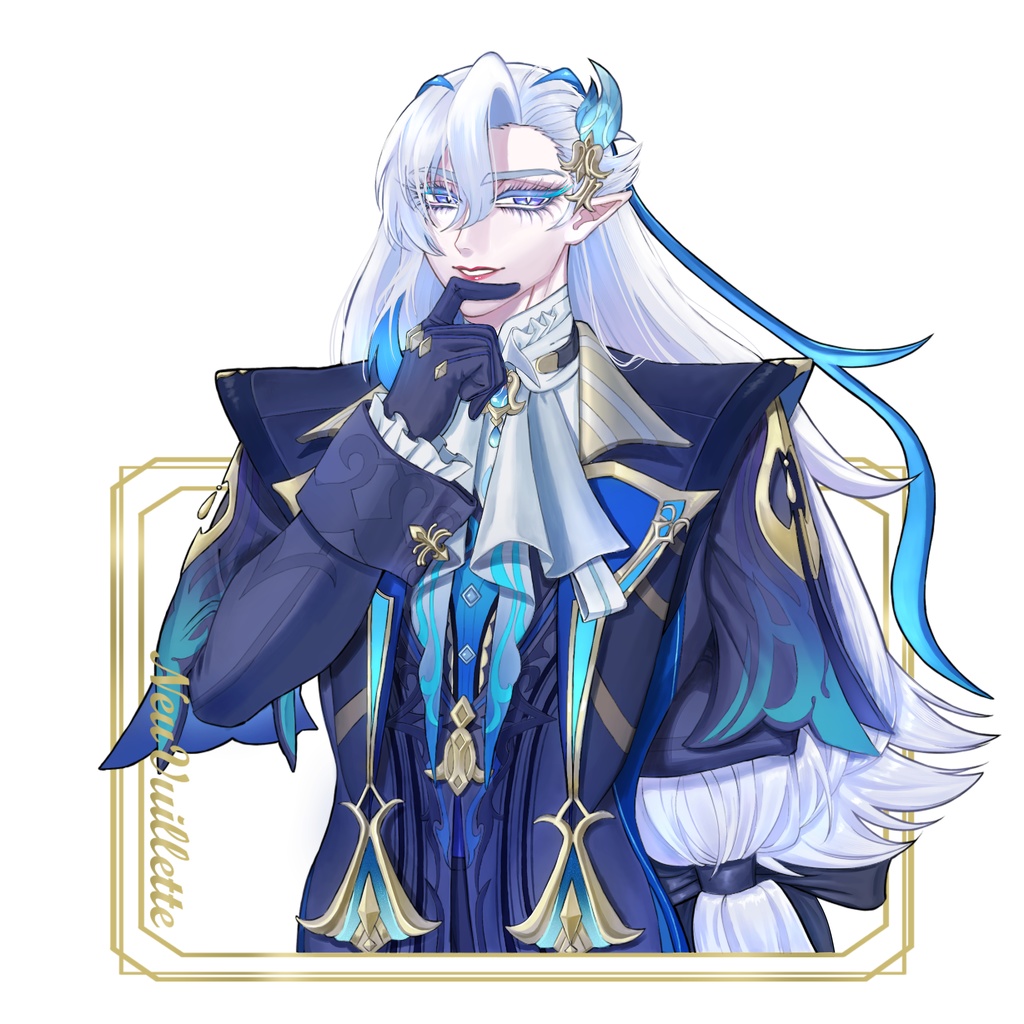 原神　ヌヴィレット　アクリルスタンド