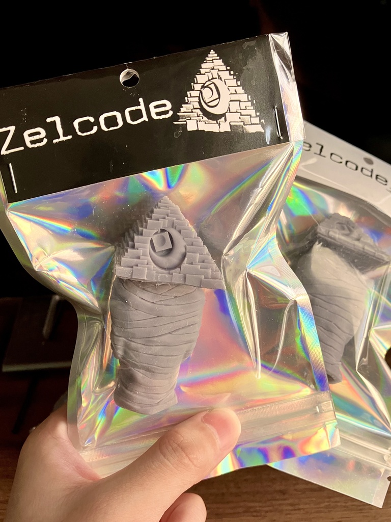 ゼルコード 3D出力品 未塗装フィギュア