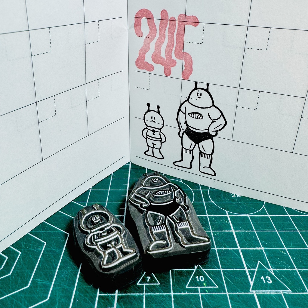 宇宙人デス。はんこ【2コセット】