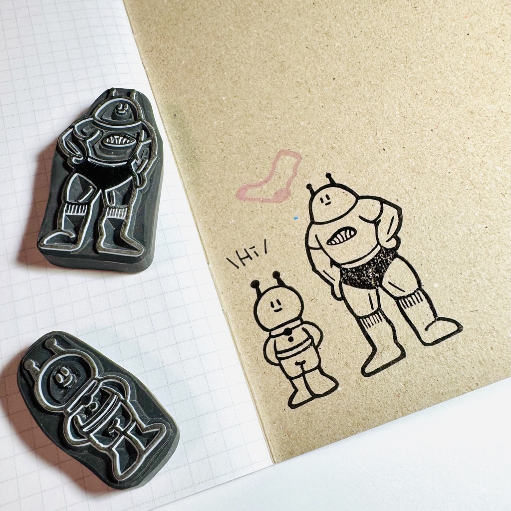 宇宙人デス。はんこ【2コセット】
