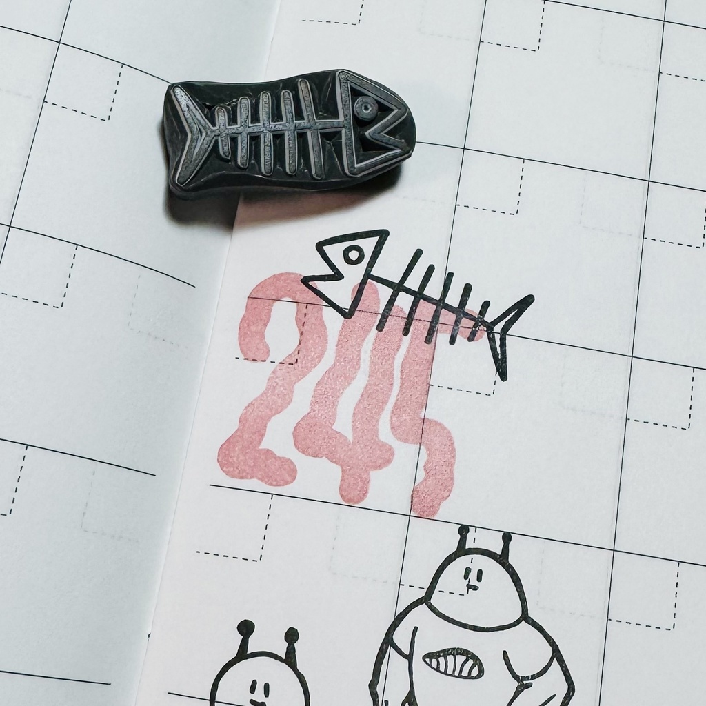 鮭メテオ【はんこ2コセット】