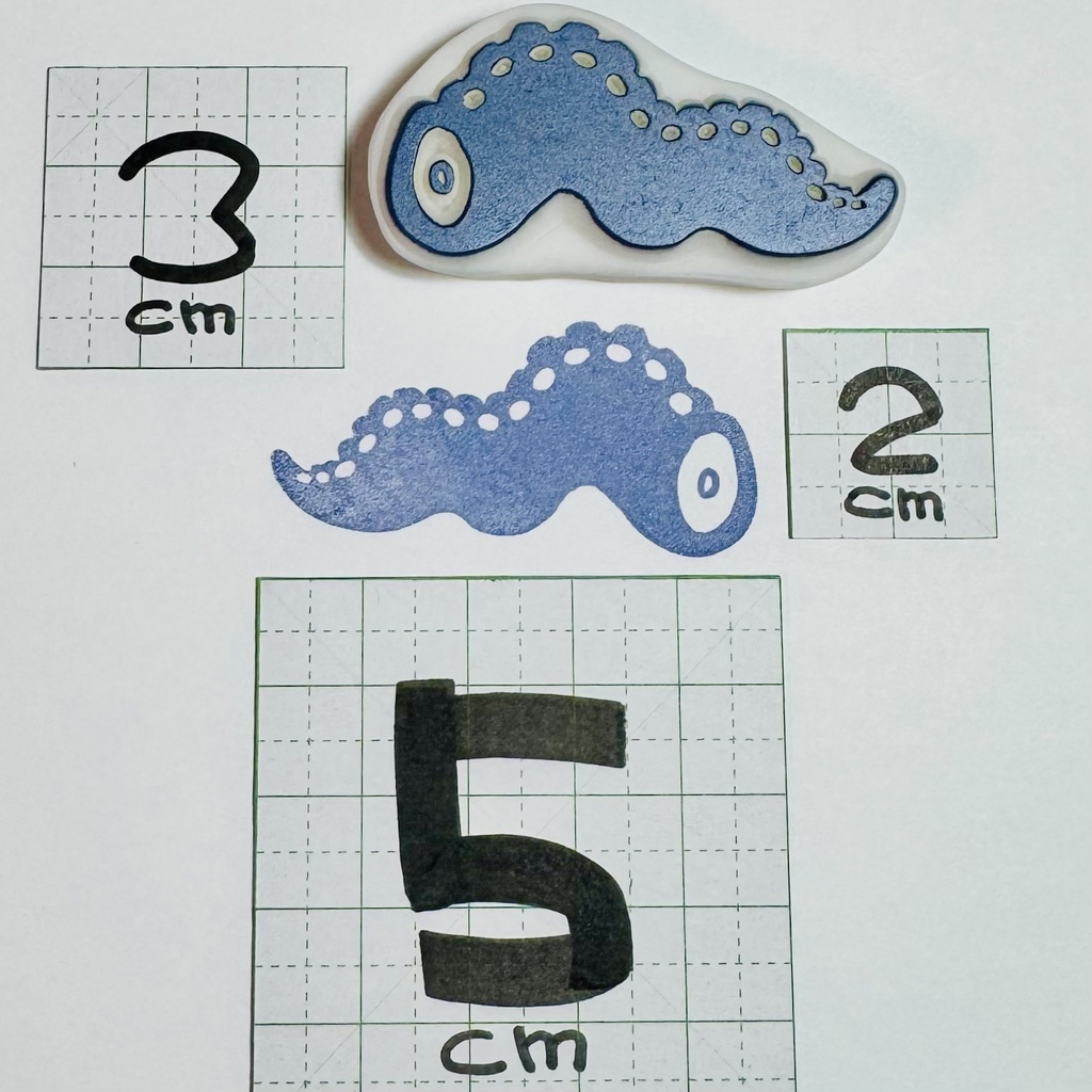 たこあしはんこ(ちぢこまり)