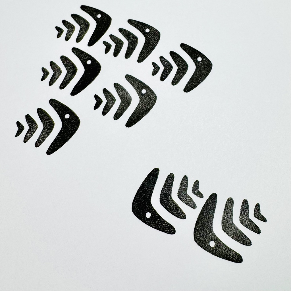 ミッドなフィッシュ【キントーはんこ2こセット】