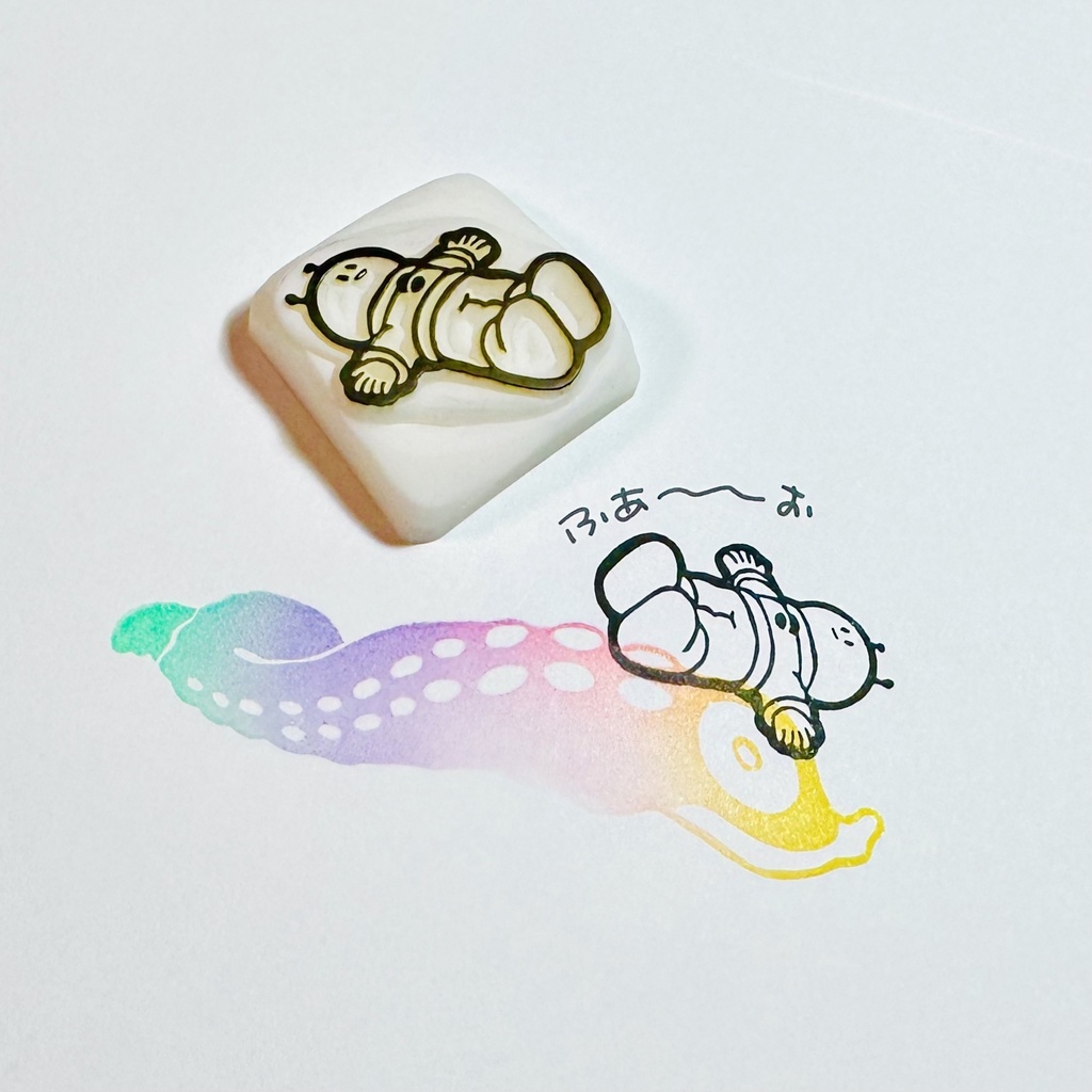 浮遊する宇宙人【キントーはんこ2コセット】