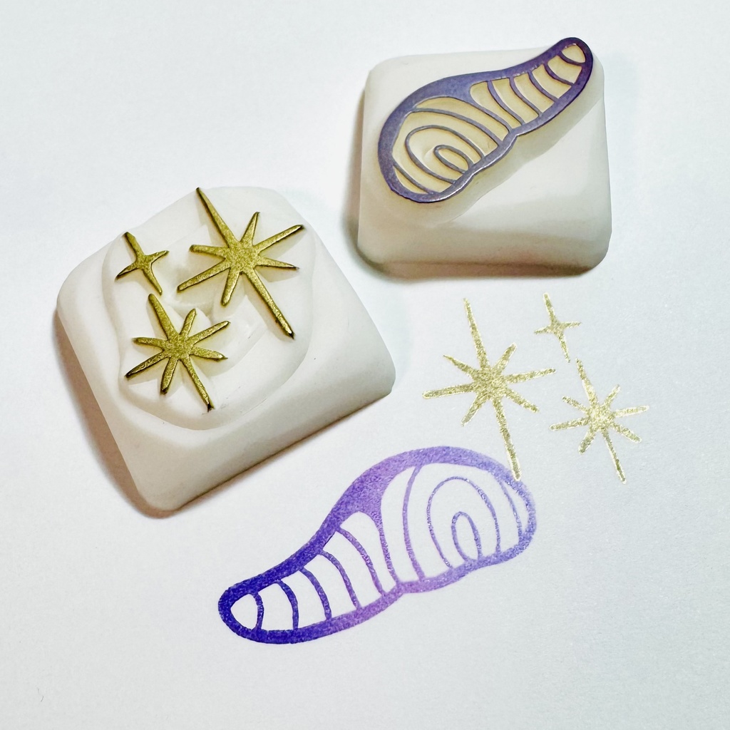 切り身星【キントーはんこ2コセット】