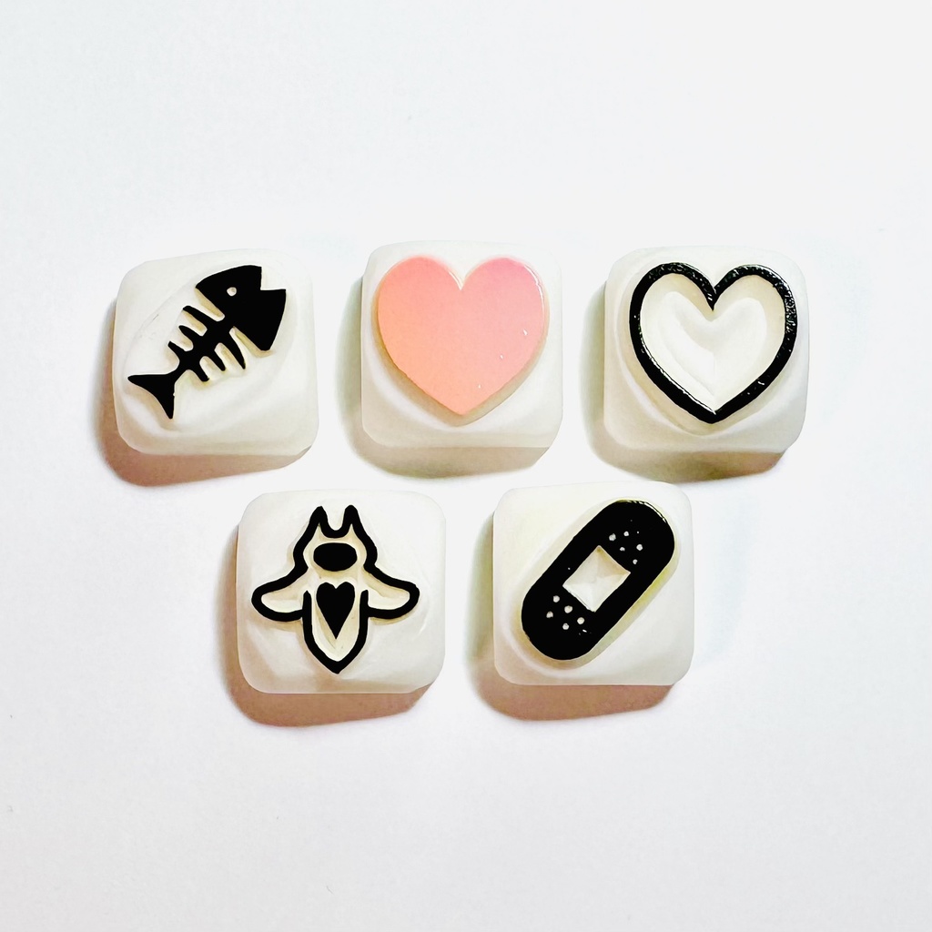 こころのへんか【ミニはんこ5コセット】