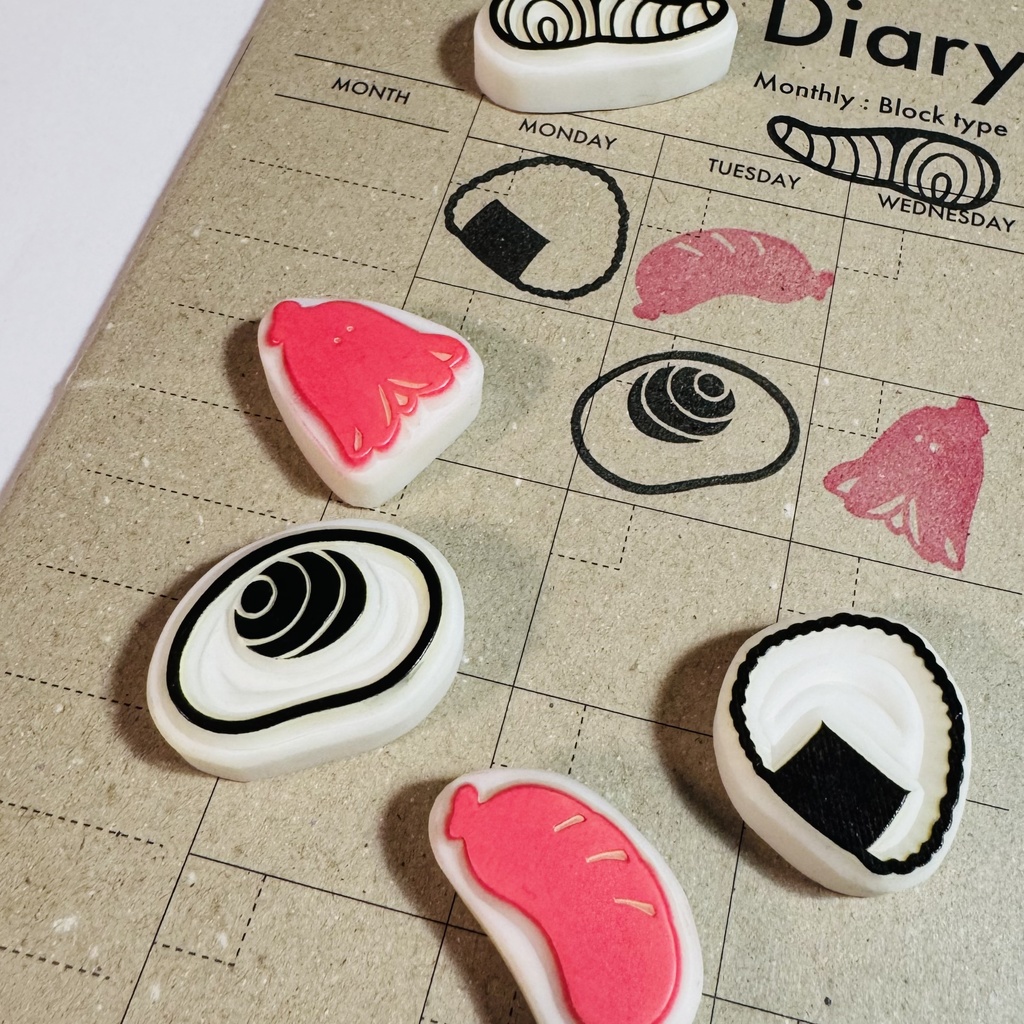 朝食はんこ【5コセット】