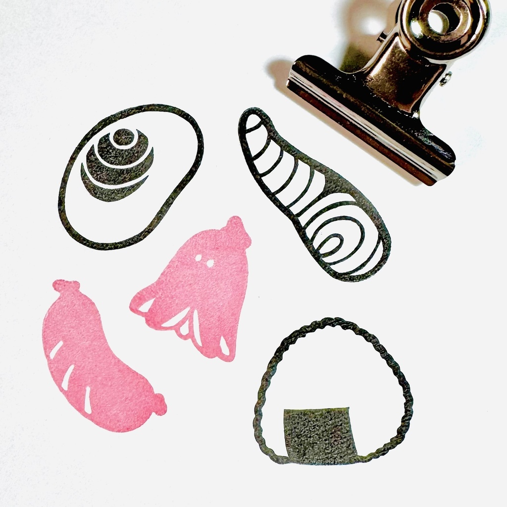 朝食はんこ【5コセット】