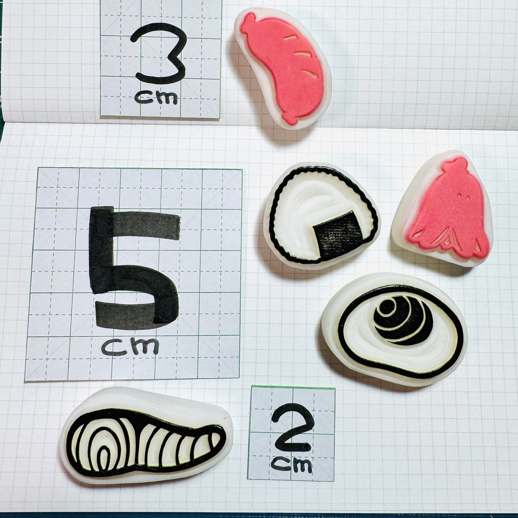 朝食はんこ【5コセット】