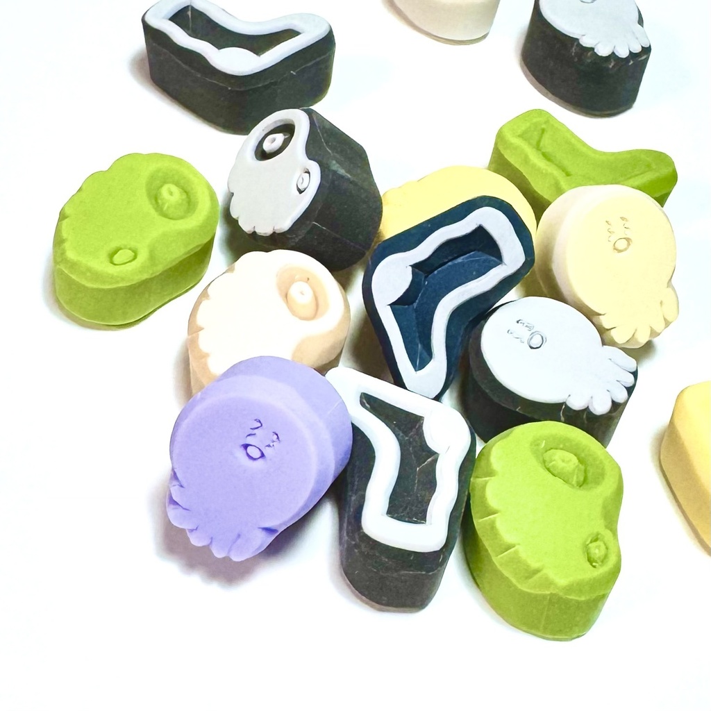 端っこミニはんこ【3コセット】